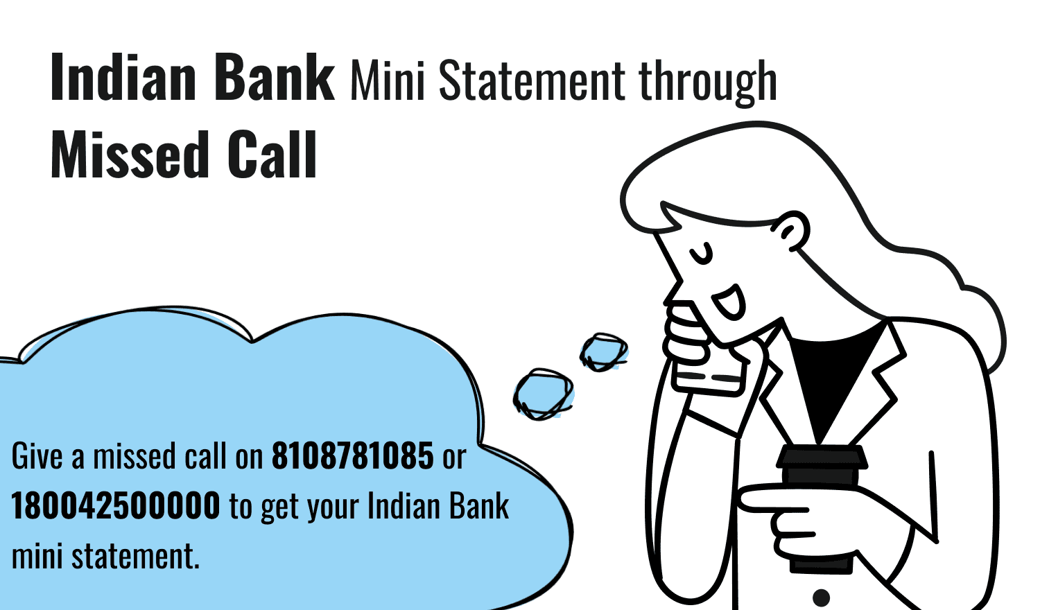 Indian Bank Mini Statement Through Missed Call